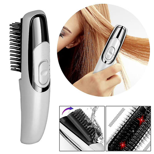 Cepillo Anticaída con Luz Infrarroja y Vibración – Estimula el Crecimiento del Cabello